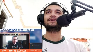 PIRATHEEBAN vs VOCODAH | Grand Beatbox Battle Online 2020 | Solo TOP 16 REACTION