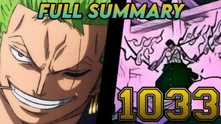 One piece 1033. full summary.