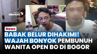 BABAK BELUR! Wajah Bonyok Pembunuh Wanita Seusai Open BO di Bogor, Pelaku Dapat Salam Olahraga Warga