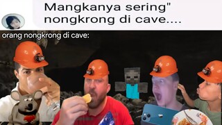 Disuruh Nongkrong Di Cave Cik Woilah 😹...