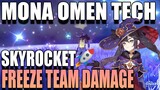 using Mona Omen Tech to SKYROCKET your freeze team damage