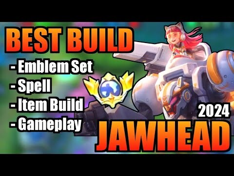 JAWHEAD BEST BUILD 2024 | TOP 1 GLOBAL JAWHEAD BUILD | JAWHEAD - MOBILE LEGENDS | MLBB