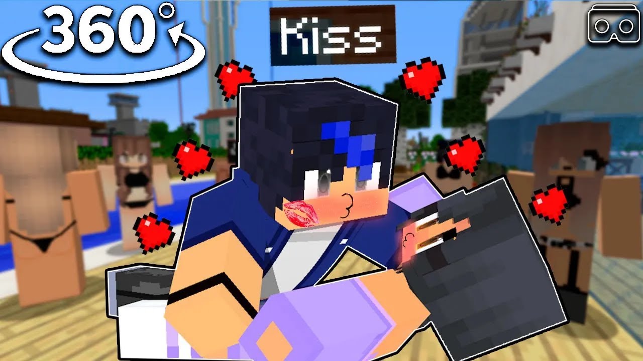 APHMAU KISS EIN ACCIDENTALLY - Minecraft Animation - BiliBili