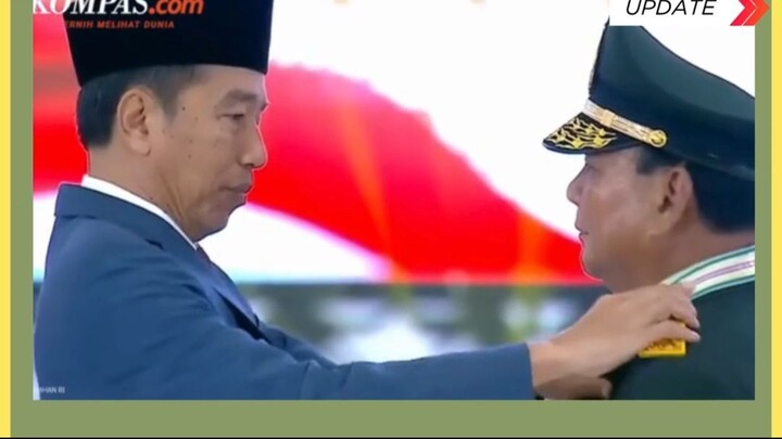 Momen Barisan Prajurit Kopassus Sambut Jenderal Prabowo