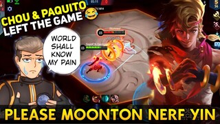 Please Nerf Yin | 😭 Chou left the Chat