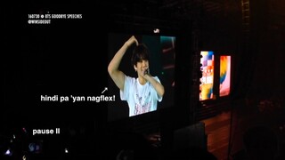 160730 BTS in Manila Goodbye Talk w/ Subs [fancam]