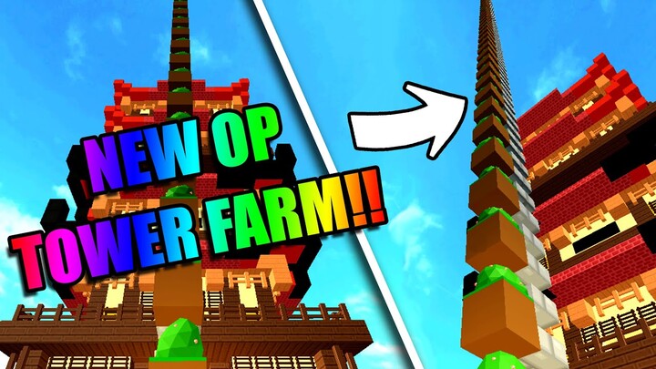 *NEW* OP BERRY TOWER FARM (4X EFFICIENT BERRY FARM) | ROBLOX SKYBLOCK [BETA]