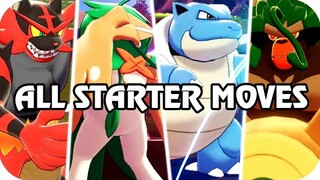 Pokémon Sword & Shield : All HOME Starter Signature Moves