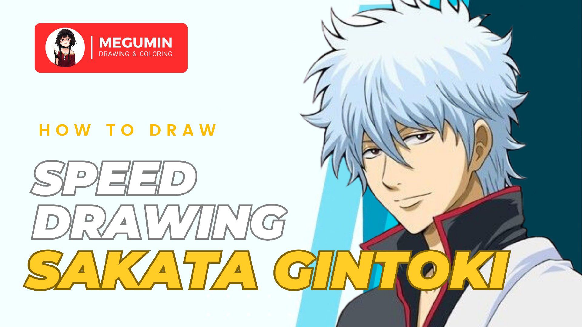 SPEED DRAWING ANIME  SAKATA GINTOKI - BiliBili