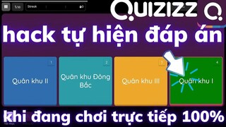 cách hack quizizz trên máy tính, ( hack tự động hiện đáp án, hack kick người chơi, hack end game )