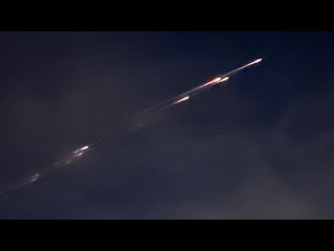 What were those lights in the sky above Northern California? Experts say space junk