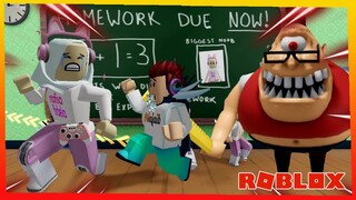 GAK NGERJAIN PR! KITA MAU DI SIXSA GURU GALAK - MR STINKY'S DETENTION OBBY Roblox Indonesia