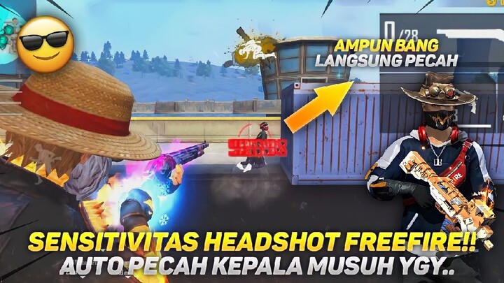 AUTO HEADSHOT‼️SENSITIVITAS RUOK FF TANPA DPI | 100% HEADSHOT KEPALA MUSUH AUTO PECAH TERUS 🎯☠️