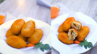 SINGKONG DIBIKIN SEPERTI INI TERNYATA ENAK BANGET!! KROKET SINGKONG ISI SAYUR | PALING GAMPANG