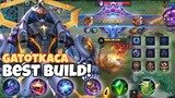 GATOTKACA BEST BUILD 2022 | (After all tries, this is the most effective Build and Emblem so far)