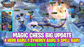 UPDATE BESAR²AN MAGIC CHESS - 4 HERO BARU, 1 SYNERGY BARU, 5 SPELL BARU + COMBO SYNERGY AUTO WIN!