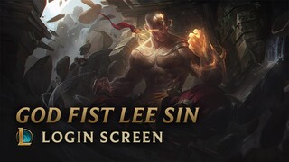 God Fist Lee Sin | Login Screen - League of Legends