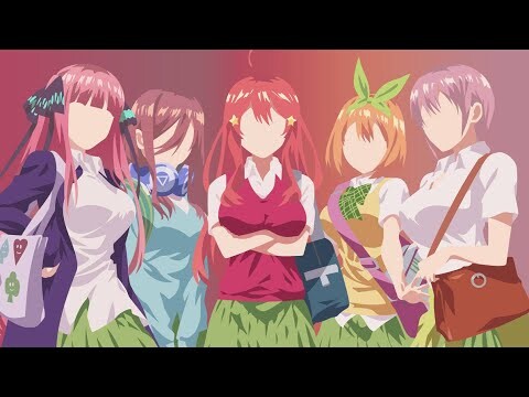 The Quintessential Quintuplets AMV (Most Girls)