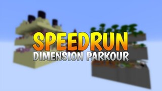 MENCOBA SPEEDRUN DI MAP DIMENSION PARKOUR...