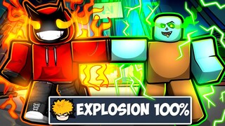 They Added A SECOND AWAKENING to The EXPLOSION HERO ULTIMATE… (Roblox Heroes Battlegrounds)