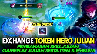 CLAIM TOKEN HERO JULIAN GRATIS ❗ PEMBAHASAN SKILL JULIAN + GAMEPLAY JULIAN