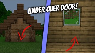 How to make 4 Wide Under Over Door in Minecraft!!