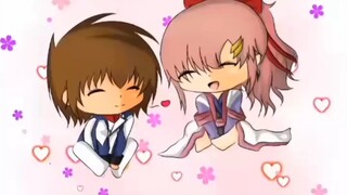 Kira Yamato and Lacus Clyne chibi fanart