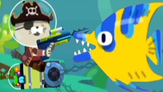 Mèo Mù Vớ Cá Ăn Thịt Người - Mèo Con Câu Cá - The Fishercat MOD HACK FULL GEM Top Game Android, ios