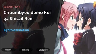 CHUUNIBYOU DEMO KOI GA SHITAI! REN 2nd