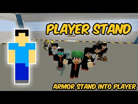 How To Get Player Stand in Minecraft PE