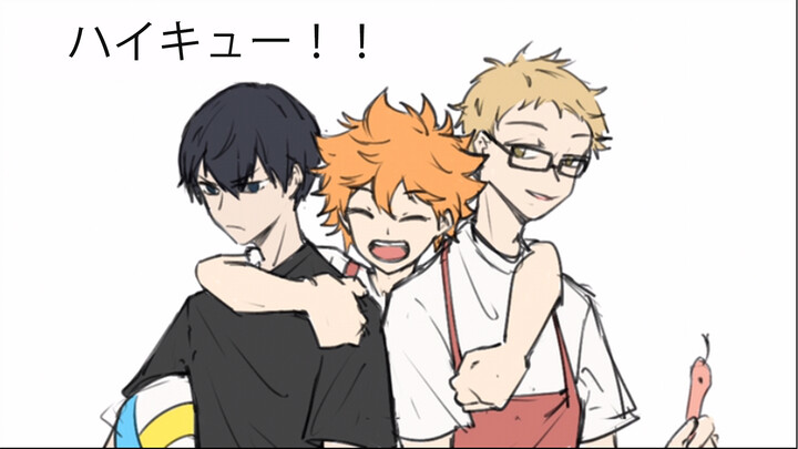 [Hand-Drawn] Haikyu!! Shorts: Convenience Store Robbery