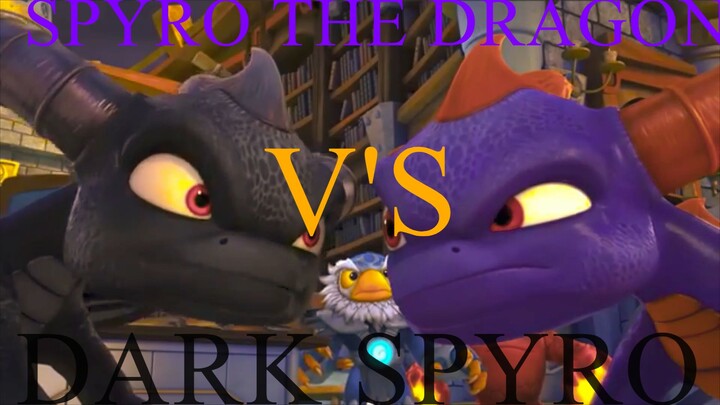 Skylanders Academy S03E11 Split Spyro V'S Dark Spyro AMV