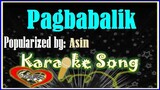 Pagbabalik Karaoke Version by Asin -Minus One-Karaoke Cover