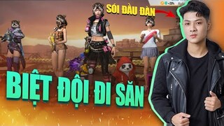 [Free Fire] Lưu Trung Cùng Đồng Đội Mặc Đồ Sói Đi Săn | Lưu Trung TV