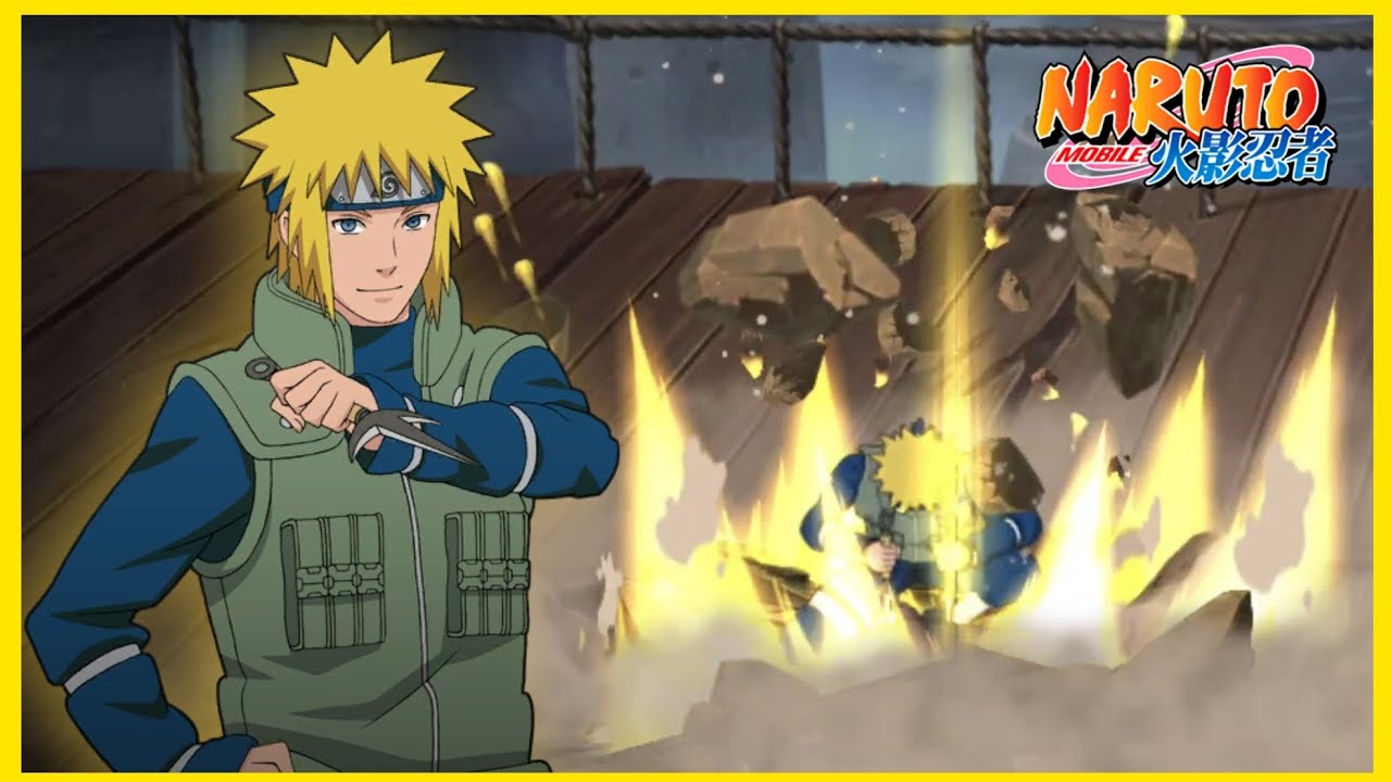 NARUTO ONLINE MOBILE - MINATO JONIN GAMEPLAY 