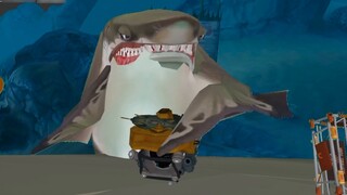 [Hungry Shark/MMD] เมกาโลดอน เทน้ำใส่เรือดำน้ำนิวเคลียร์ (Speed Run)