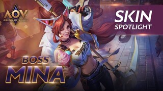 Mina Boss Skin Spotlight - Garena AOV (Arena of Valor)