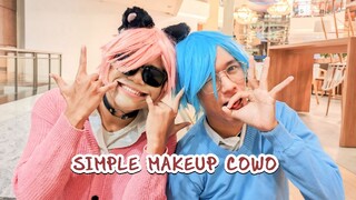 HIGHLIGHT SIMPLE MAKEUP COSPLAY COWO 😜 || #JPOPENT #BESTOFBEST