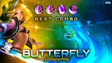 Butterfly High Elo Jungle Gameplay | Full AD Build | Cyberpunk Butterfly | Clash of Titans | CoT