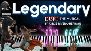 Legendary by Jorge Rivera-Herrans - EPIC THE MUSICAL (The Wisdom Saga) piano cover + sheet