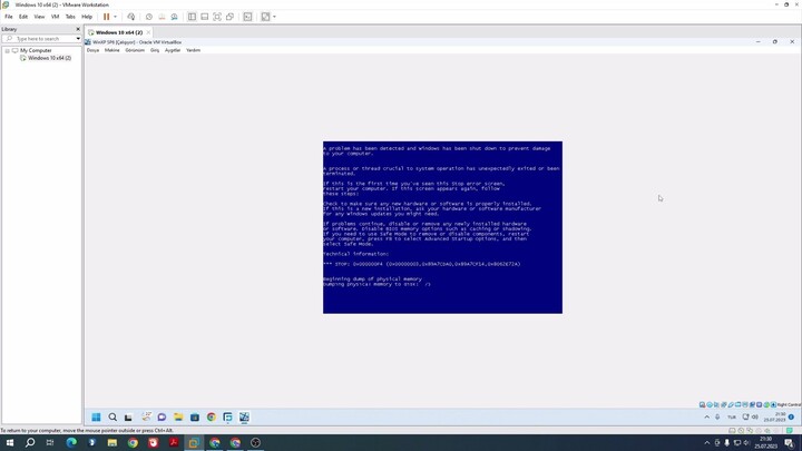 ABC HAS BSOD VM