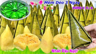 MỀM DẺO RẤT THƠM- Bánh ít nhân Đậu Ngọt Miền Tây theo Cách mới dễ hơn xưa- Sticky rice cake