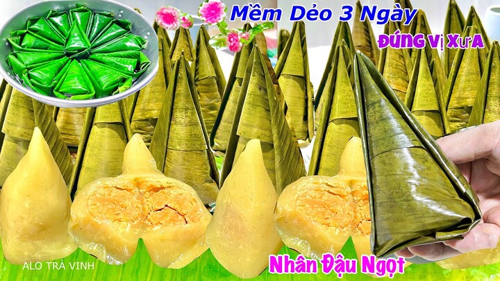 MỀM DẺO RẤT THƠM- Bánh ít nhân Đậu Ngọt Miền Tây theo Cách mới dễ hơn xưa- Sticky rice cake