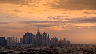 Dubai landscape in the dessert