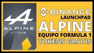 Como funciona el Launchpad de ALPINE en Binance | ¿Cuánto se gana?