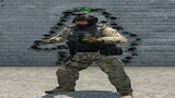 The degree of cutouts used by CSGO players