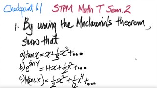 1st/3parts: Checkpoint 1.1 STPM Math T Sem2