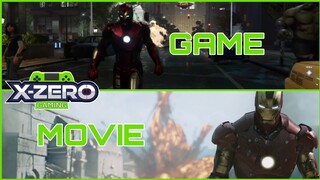 IRONMAN MOVIE SCENES IN MARVEL'S AVENGERS GAME | MARVEL'S AVENGERS BETA