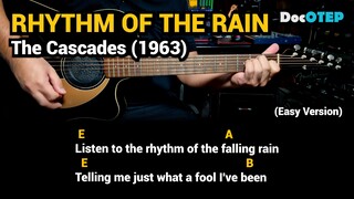 Rhythm Of The Rain - The Cascades (1963) - Easy Guitar Chords Tutorial with Lyrics Part 2 SHORTS