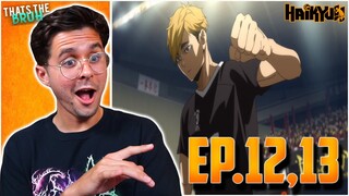 "HE SILENCED EVERYONE!" Haikyuu Season 4 Episode 12,13 Live Reaction!